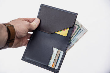 Nova Grey Leather Wallet