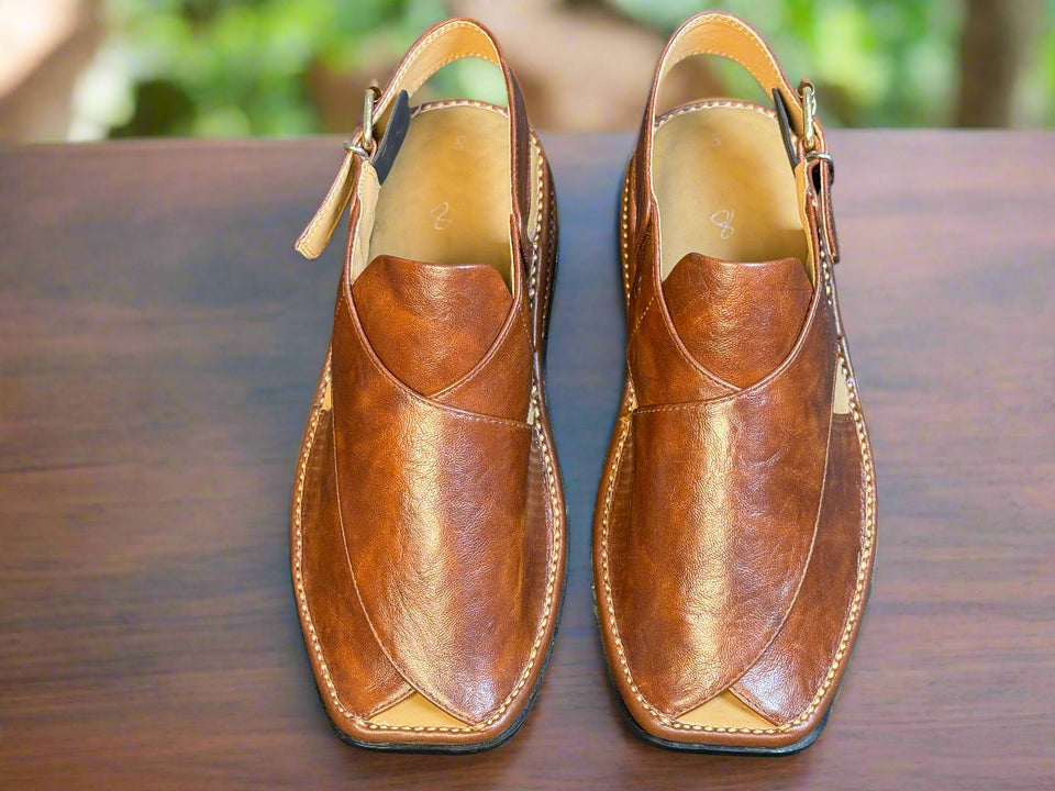 Zardari Brown Chappal