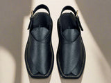 Zardari Black Chappal