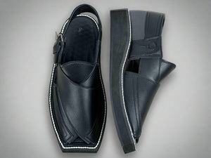 Kaptan Black Chappal