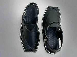 Kaptan Black Chappal